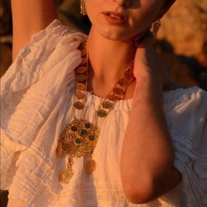 Vintage coin necklace from Oaxaca